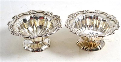 Lot 357 - A pair of German silver salts