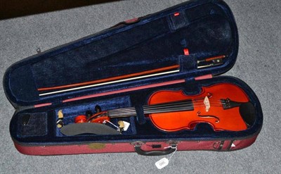 Lot 380 - A Senator violin, cased