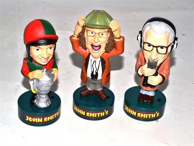 Lot 383 - A collection of boxed John Smith's promotional figures including John McCririck, Peter...