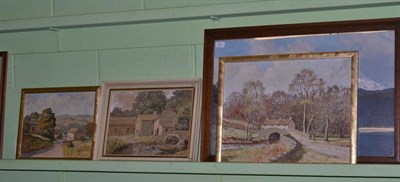 Lot 431 - Three Chris Fothergill oils and another picture