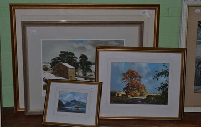 Lot 436 - D. Rothwell Bailey, Riggingdale and Haweswater and Early Spring in Eskdale, watercolours,...