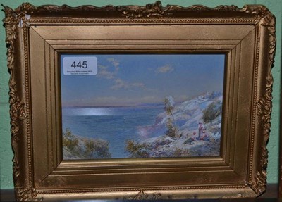 Lot 445 - Watercolour coastal scene by Chas Rowbotham