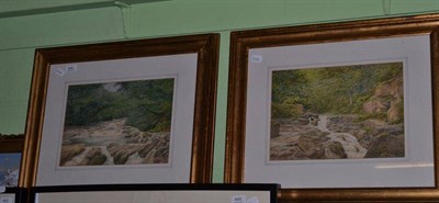 Lot 446 - Pair of early 20th century watercolour landscapes