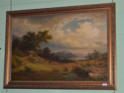 Lot 455 - Framed summer landscape signed C L Schmitz