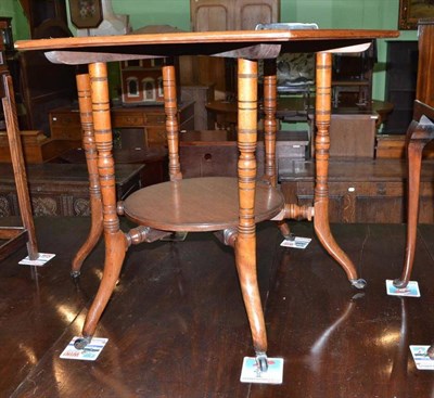 Lot 522 - Large hexagonal table