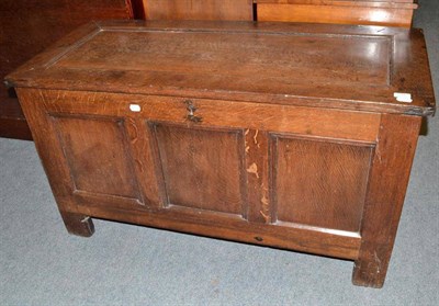 Lot 531 - A late 17th century oak coffer