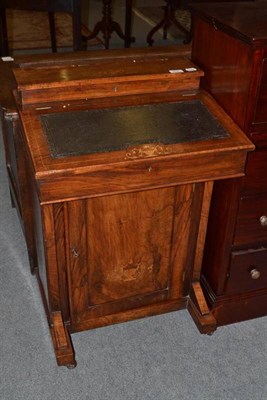 Lot 539 - A Victorian inlaid mahogany davenport