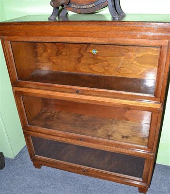 Lot 558 - A Globe Wernicke five section bookcase