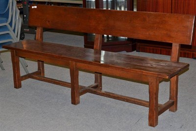 Lot 639 - Oak bench