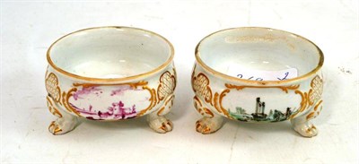 Lot 269 - Pair of enamel salts