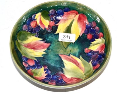 Lot 311 - Moorcroft leaf and berry bowl