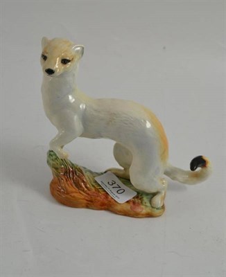 Lot 370 - Beswick stoat, model number 1021