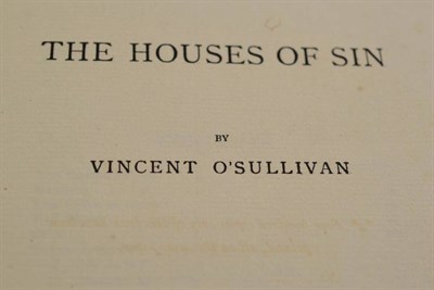 Lot 377 - O'Sullivan (Vincent), The Houses of Sin, 1897, numbered ltd. edition of 400, boards illustrated...