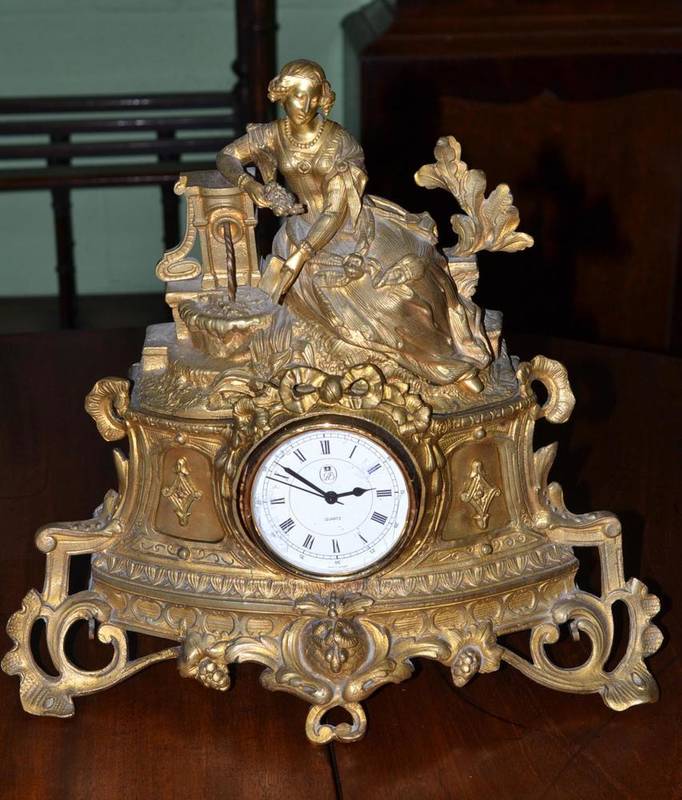 Lot 390 - French style clock