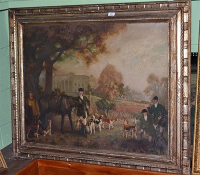 Lot 461 - Albert Stafford ARCA, `John Paget and the Cambridge Harriers', oil on canvas