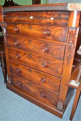 Lot 531 - Victorian mahogany lobby chest