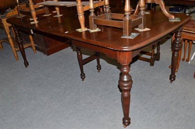 Lot 533 - Mahogany dining table