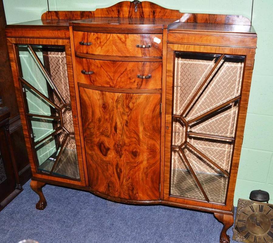 Lot 623 - A glass fronted display cabinet