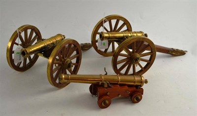 Lot 13 - A pair of non-working scale model 6 pounder mountain guns, as used by the East India Company...