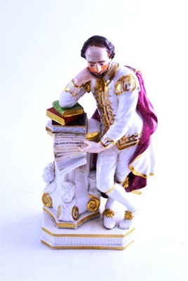 Lot 63 - A Derby figure of Shakespeare (a.f.)