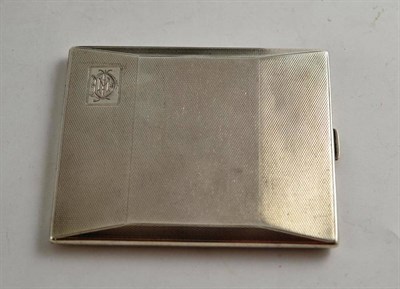 Lot 122 - A silver cigarette case