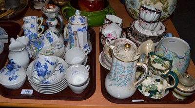 Lot 168 - Royal Copenhagen tea set, Royal Stafford tea set, Shelley jug and other decorative ceramics on...