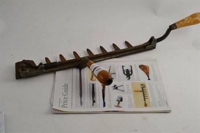 Lot 184 - Half Time Hedge Trimmer by Code circa 1930's and magazine  *** Not a commercial success so few...