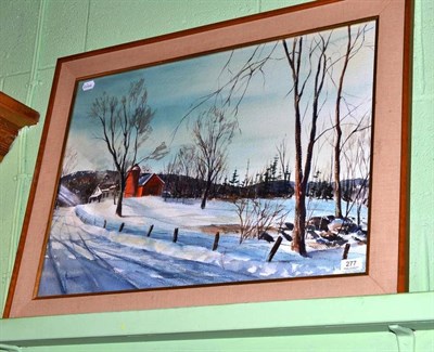 Lot 277 - Henderson, 20th century contemporary watercolour, possibly Canadian landscape