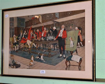 Lot 278 - A Cecil Aldin print 'The Fallowfield Hunt'