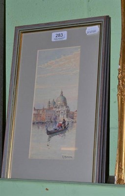 Lot 283 - Arthur Meyrick, pair of watercolours, Venice