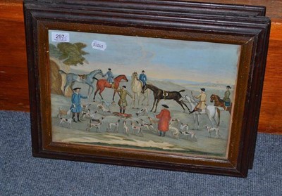 Lot 297 - Three framed hunting prints