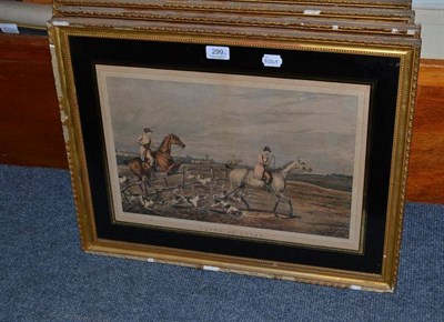 Lot 299 - Set of four hunting prints, after Alken