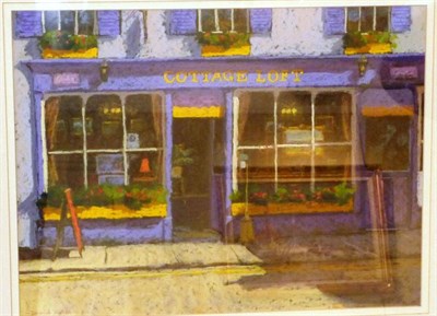 Lot 354 - David Allen RSMA (b.1945) ";Cottage Loft, Kinsale"; Signed, inscribed and dated 2000 on label...