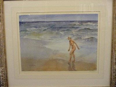 Lot 381 - After Sir William Russell Flint RA, PRWS, RSW, ROI, RE, NS (1880-1969)  'Waves' Signed, bearing...