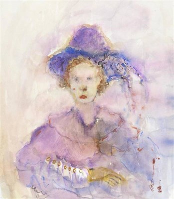 Lot 394 - Michael Gibbison (b.1937) ";Vivienne Westwood"; Signed, inscribed and dated 1989 verso,...