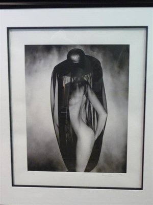 Lot 442 - John Swannell (b.1946) ";Nude under Black Hat"; Signed and numbered in pencil, with blindstamp,...