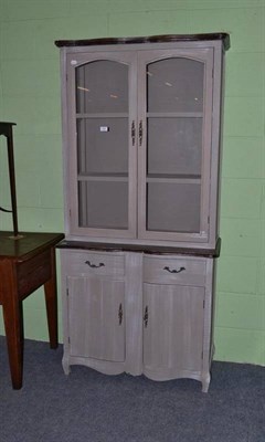 Lot 456 - A 'shabby chic' painted small kitchen dresser