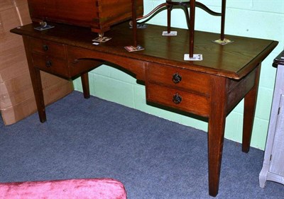 Lot 458 - An oak Arts & Crafts writing table