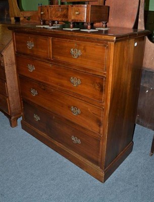 Lot 465 - Mahogany chest of drawers