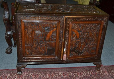 Lot 517 - A Chinese linen chest