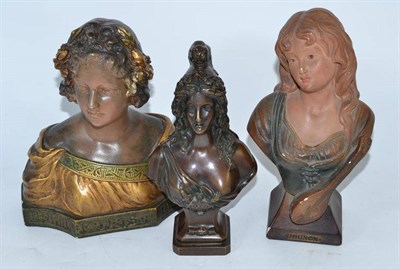 Lot 40 - Three decorative busts