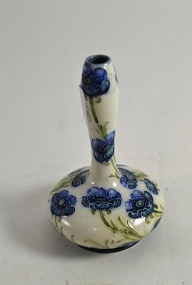 Lot 58 - A William Moorcroft Florian Ware small bulbous vase, with registration number 401753