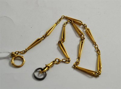 Lot 93 - A French albert chain
