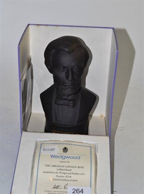 Lot 264 - Wedgwood Basalt bust Lincoln