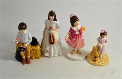 Lot 322 - Four Royal Doulton china figures