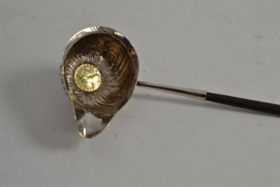 Lot 397 - A silver and baleen punch ladle