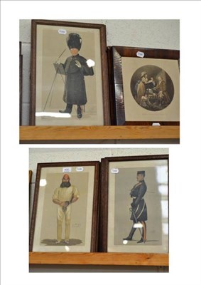 Lot 432 - Quantity of spy prints, a pair of rosewood framed prints etc (14)