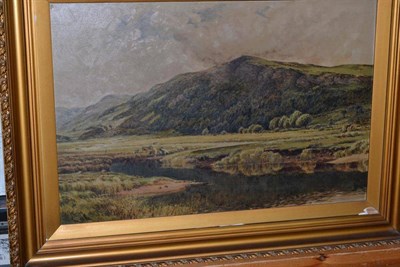 Lot 438 - Oil on canvas laid down on board ";Scottish Landscape"; signed Dove and dated 1938