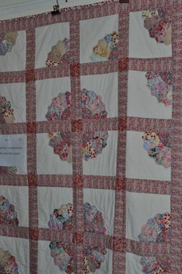 Lot 459 - Single patchwork quilt - being sold to raise money for a military charity