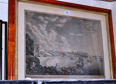 Lot 463 - A framed steel engraving 'A South View of Scarborough'